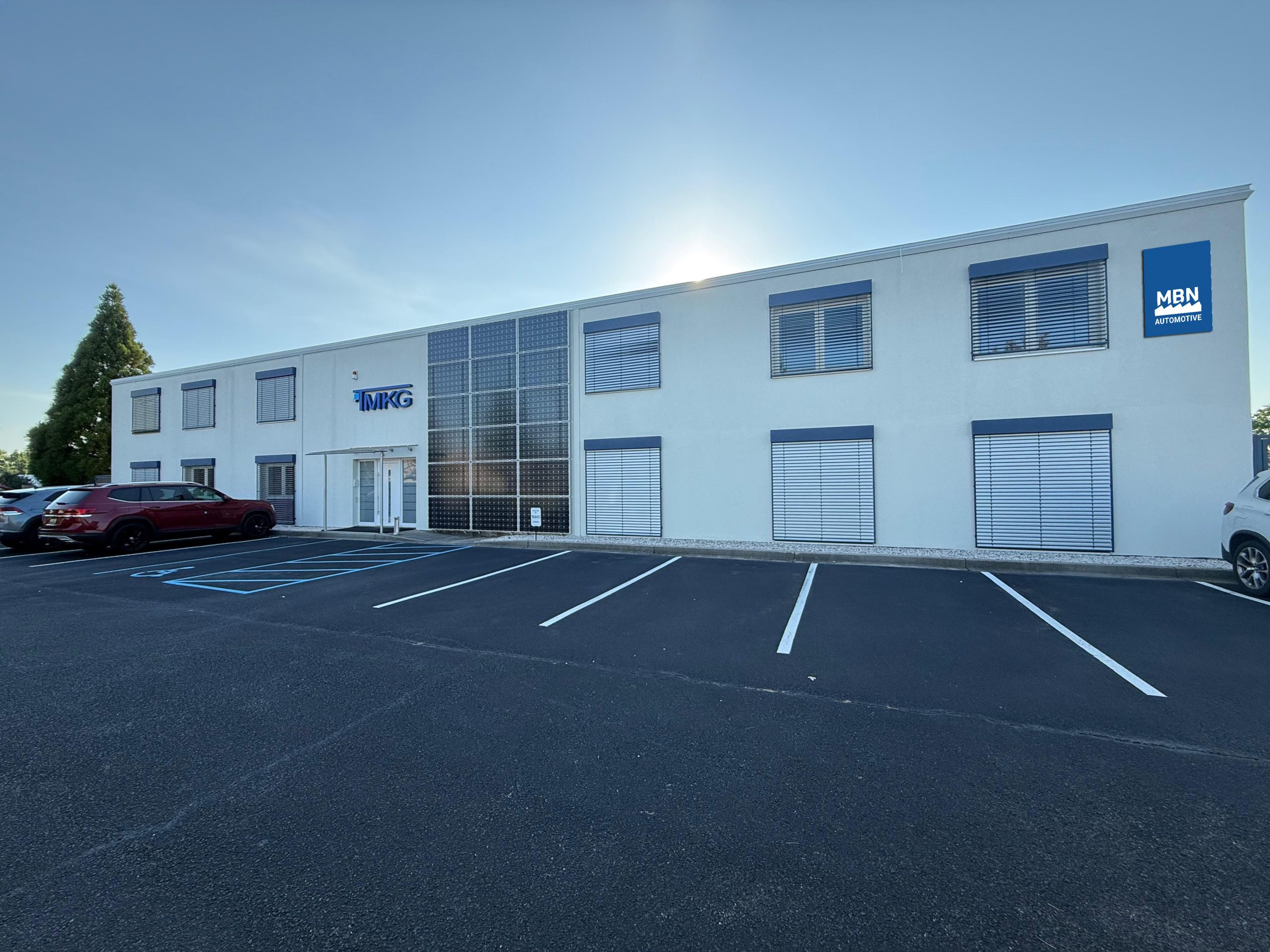 MBN Automotive facility building in Greer, South Carolina